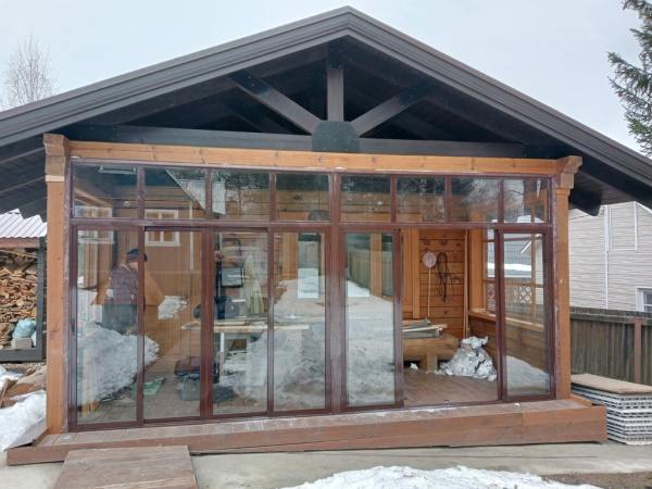 Остекление веранд и террас
